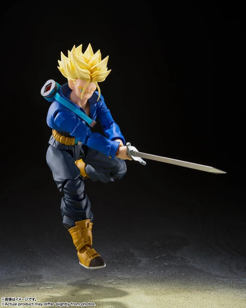 Tamashii Nations S.H. Figuarts Dragon Ball Z Super Saiyan Trunks 5.5in