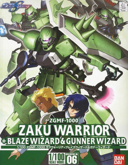 BANDAI 340993 Hg Gundam Seed Destiny Zaku Warrior + Blaze & Gunner Wizard 1/100 Scale Kit- Japan Figure Store - #1 Bring To You The Best Japanese Goods