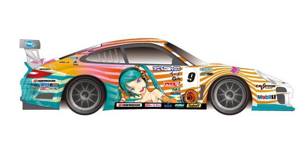 Fujimi Model 1/24 No.1 Porsche 911Gt3R Hatsune Miku Japan Xgsr Porsche Rd.5 Spec- Japan Figure Store - #1 Bring To You The Best Japanese Goods