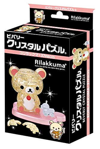 Beverly 3D Crystal Puzzle San-X Korilakkuma 37 Pieces Japanese Crystal 3D Puzzles- Japan Figure Store - #1 Bring To You The Best Japanese Goods