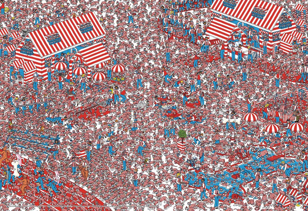 Beverly Jigsaw Puzzle 40-004 Where's Wally? Woof Of The country (40 L-Pieces) Kid Puzzle- Japan Figure Store - #1 Bring To You The Best Japanese Goods