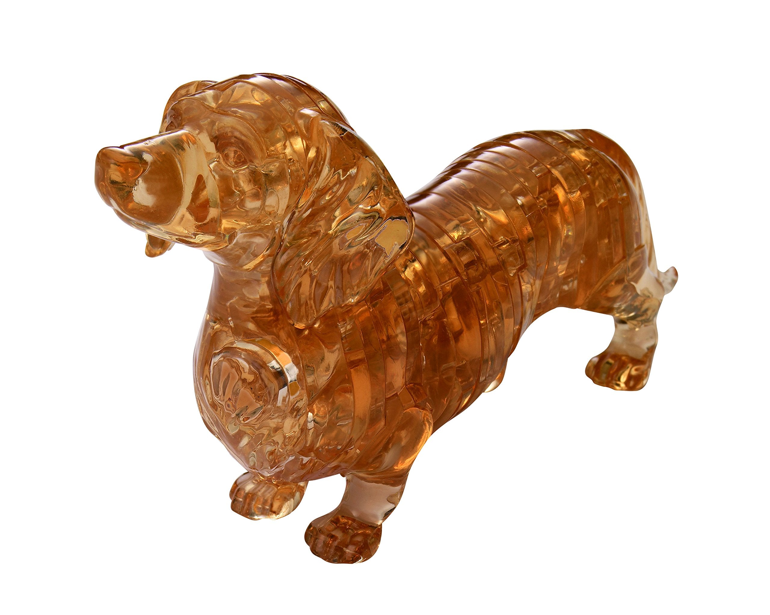 Beverly Crystal 3D Puzzle 50179 Dachshund Brown Animal 3D Puzzle Block Toys- Japan Figure Store - #1 Bring To You The Best Japanese Goods