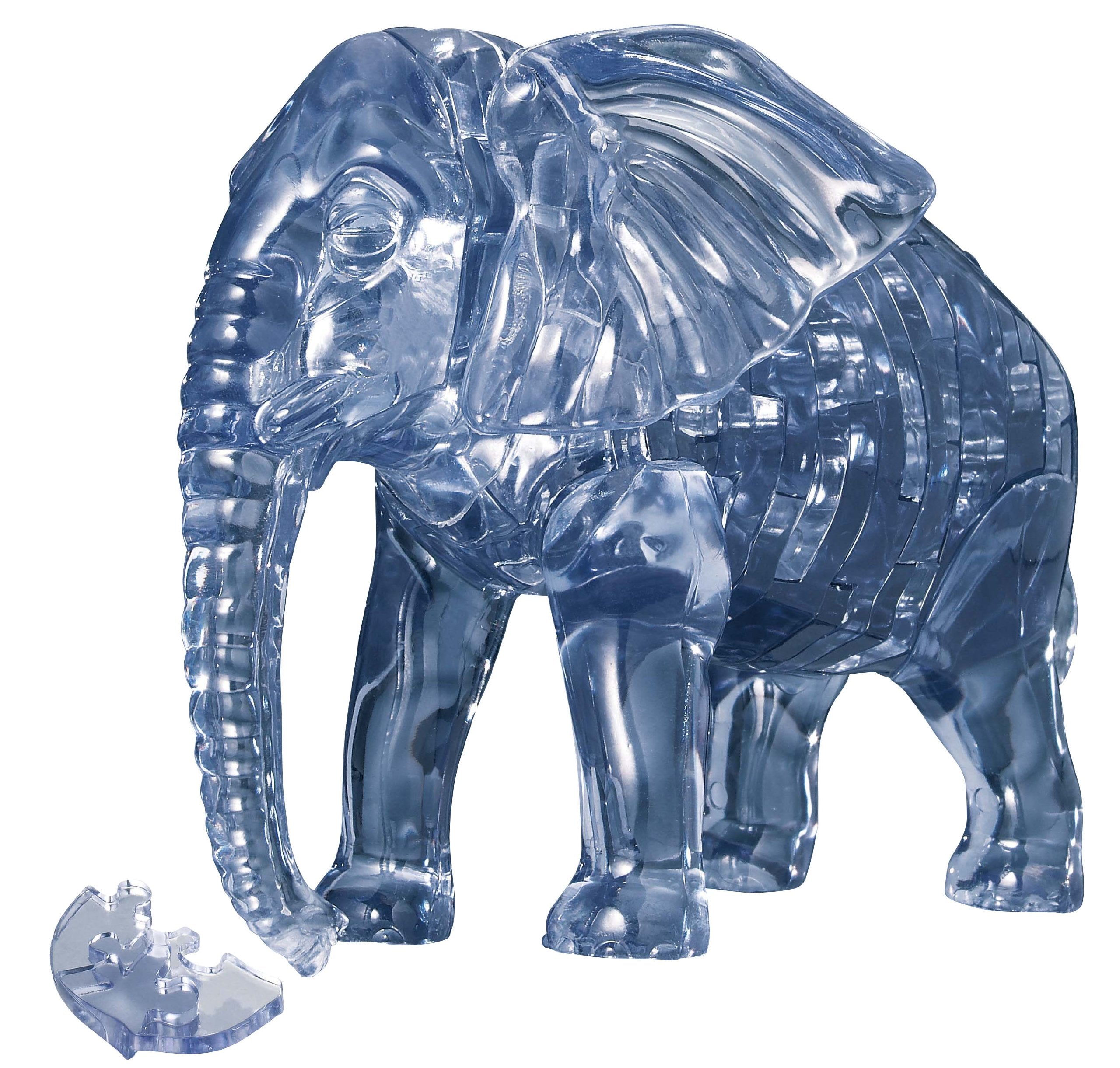 Beverly Crystal 3D Puzzle 50178 Elephant Jp Animal 3D Puzzles Crystal Jigsaw Puzzle- Japan Figure Store - #1 Bring To You The Best Japanese Goods