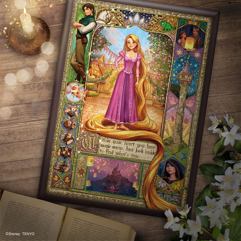 TENYO D500-669 Jigsaw Puzzle Disney Tangled Rapunzel Within Your Heart 500 Pieces- Japan Figure Store - #1 Bring To You The Best Japanese Goods