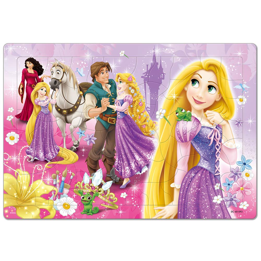 TENYO Jigsaw Puzzle Disney Tangled Dreaming Rapunzel 60 Pieces Child Puzzle- Japan Figure Store - #1 Bring To You The Best Japanese Goods
