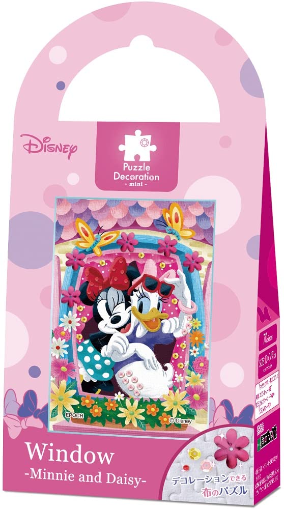 EPOCH 70-035 Jigsaw Puzzle Disney Mickey & Friends Window Minnie And Daisy Decoration Puzzle 70 S-Pieces- Japan Figure Store - #1 Bring To You The Best Japanese Goods