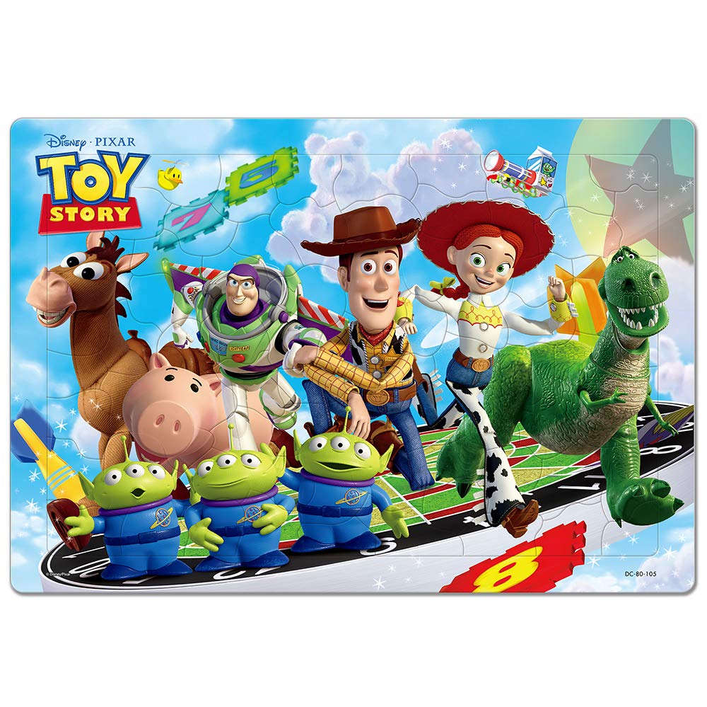 TENYO Jigsaw Puzzle Disney Toy Story Jumping Toys 80 Pieces Child Puzzle- Japan Figure Store - #1 Bring To You The Best Japanese Goods