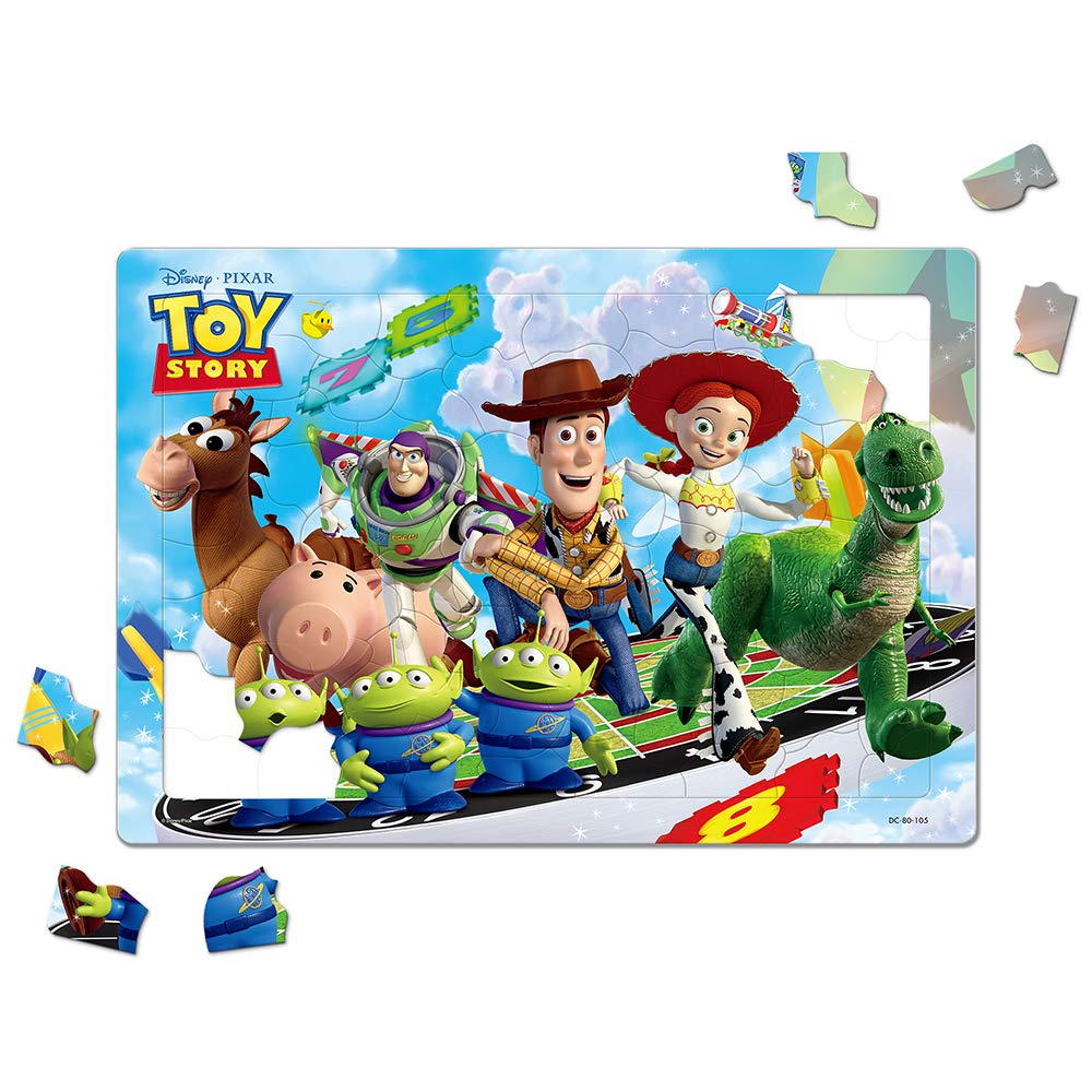 TENYO Jigsaw Puzzle Disney Toy Story Jumping Toys 80 Pieces Child Puzzle- Japan Figure Store - #1 Bring To You The Best Japanese Goods
