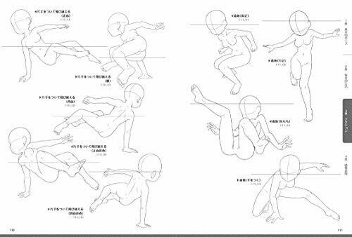 A Collection Of Illustration Poses With Low Head And Body Girls Ver.