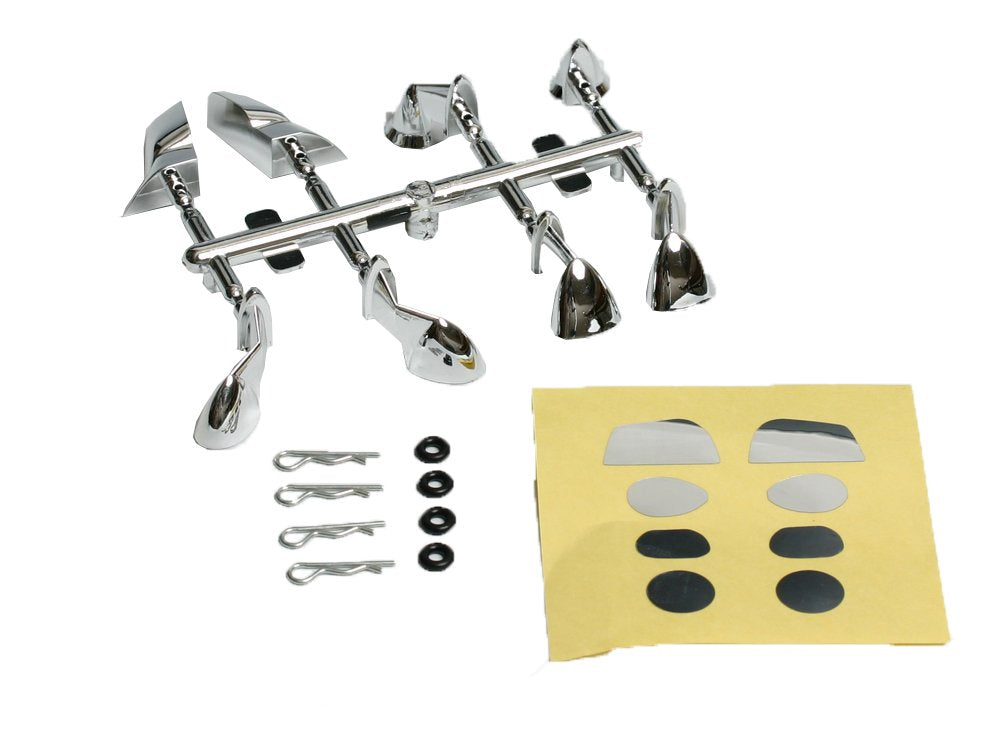 ABC HOBBY RC 66201 Rearview Mirror Set / Chrome- Japan Figure Store - #1 Bring To You The Best Japanese Goods