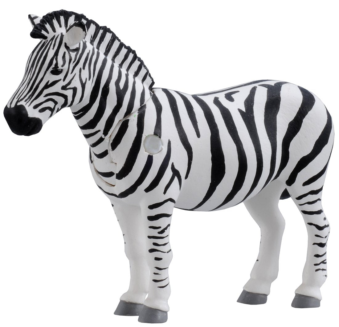 TAKARA TOMY As-04 Animal Adventure Zebra Figure- Japan Figure Store - #1 Bring To You The Best Japanese Goods