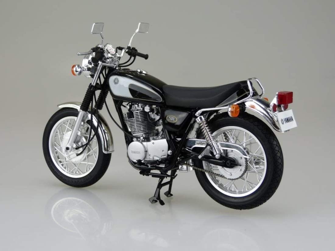 AOSHIMA 51696 Bike 17 Yamaha Sr400/500 '96 1/12 Scale Kit- Japan Figure Store - #1 Bring To You The Best Japanese Goods