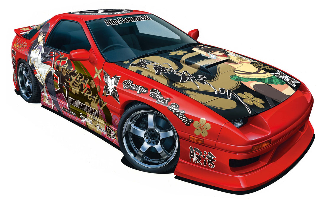 AOSHIMA 07594 Senran Kagura Mazda Rx-7 Fc3S Bn Sports 1/24 Scale Kit- Japan Figure Store - #1 Bring To You The Best Japanese Goods