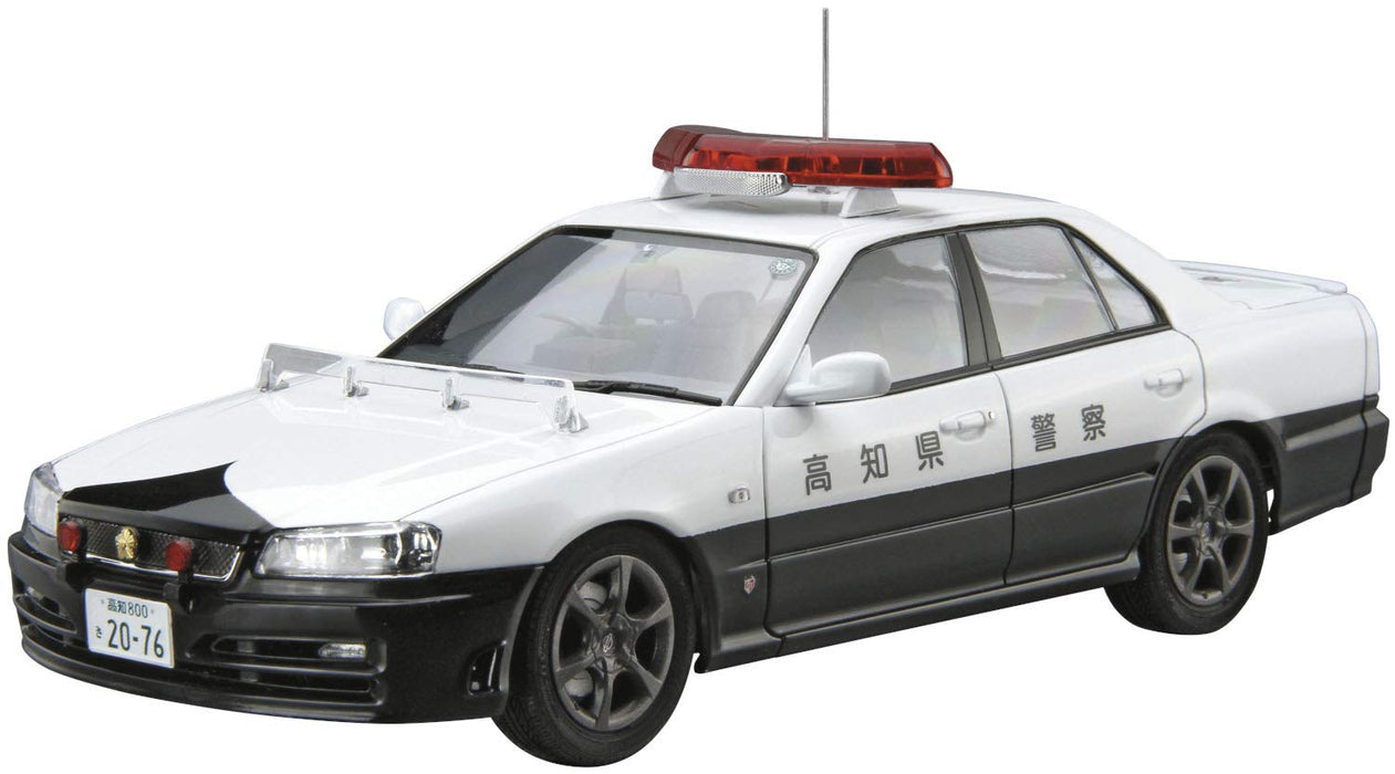 AOSHIMA The Model Car 1/24 Nissan Er34 Skyline Police Car `01 Plastic Model- Japan Figure Store - #1 Bring To You The Best Japanese Goods