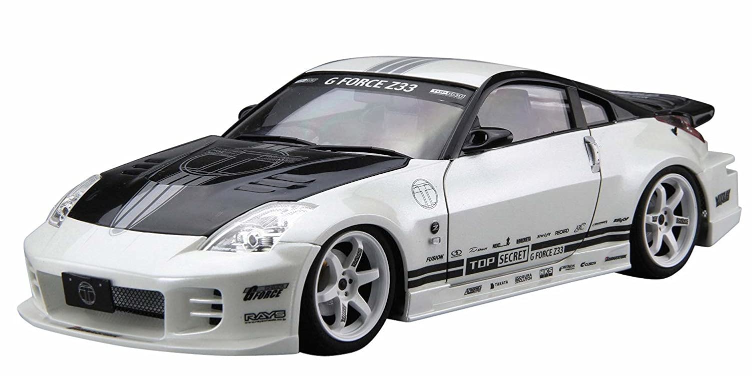 AOSHIMA The Tuned Car 1/24 Top Secret Z33 Fairlady Z '05 Nissan Plastic Model- Japan Figure Store - #1 Bring To You The Best Japanese Goods