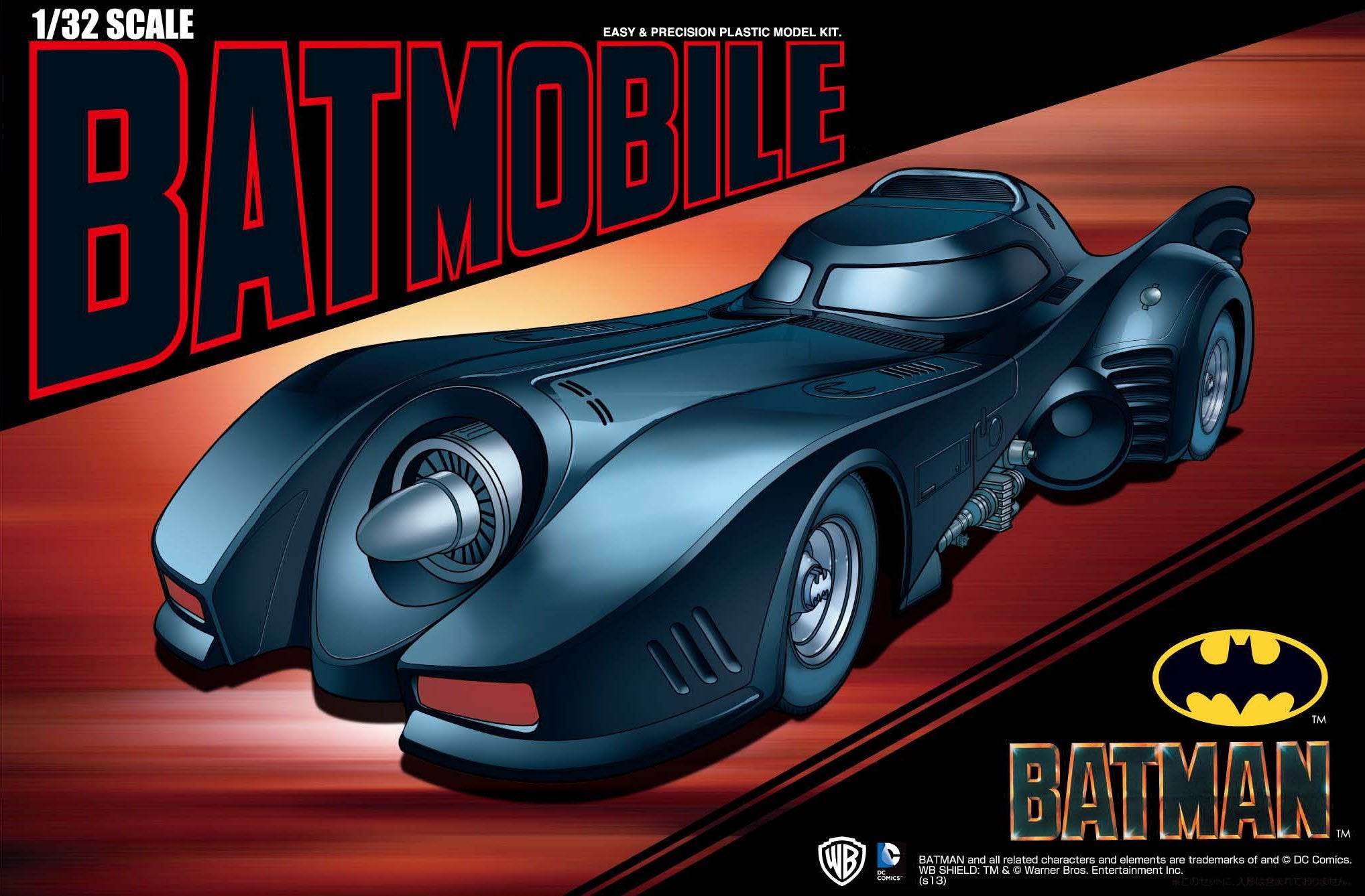 AOSHIMA 06962 Batman Batmobile 1/32 Scale Plastic Model Kit- Japan Figure Store - #1 Bring To You The Best Japanese Goods