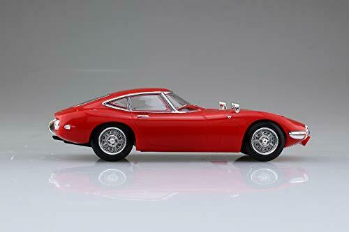 Aoshima Toyota 2000gt Solar Red 1/32 Scale Plastic Model