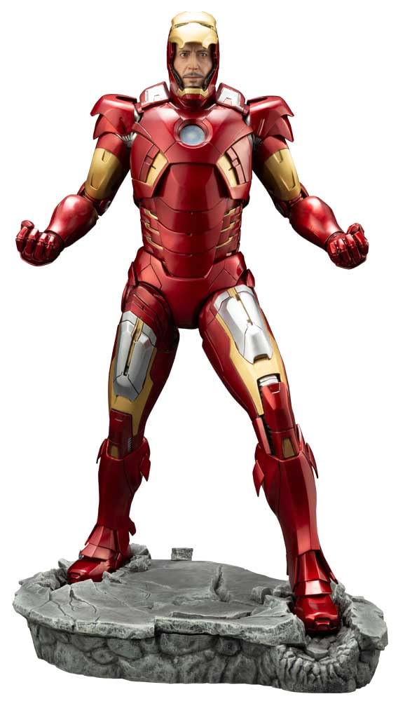 Artfx Avengers Iron Man Mark 7 -Avengers- 1/6 Scale Pvc Painted Simple Assembly Figure Mk313- Japan Figure Store - #1 Bring To You The Best Japanese Goods