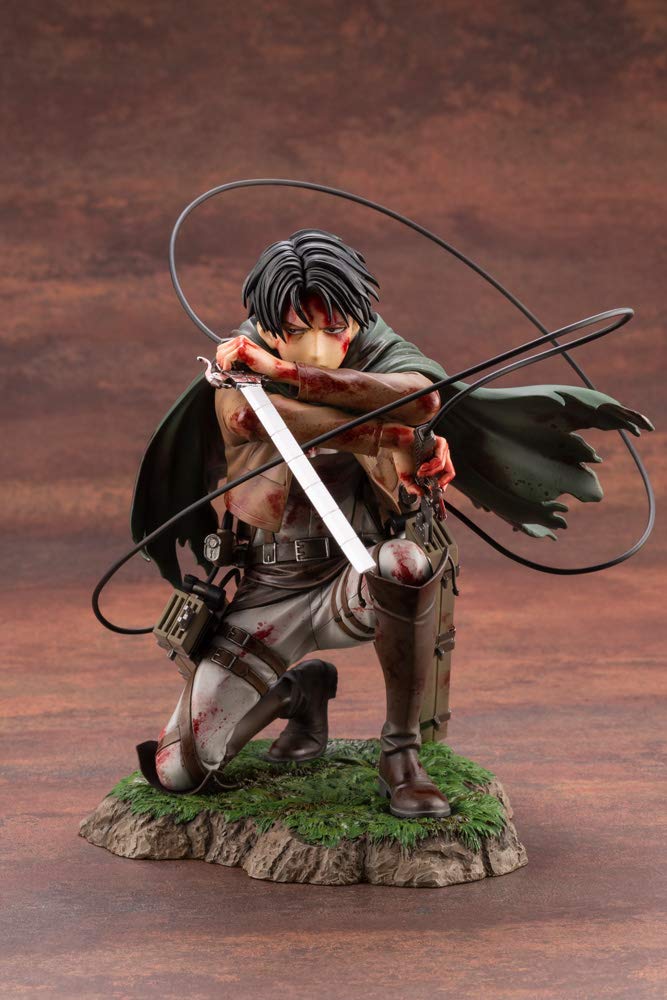 KOTOBUKIYA - Artfx J Levi Ackerman Fortitude Ver. 1/7 Figure - Attack On Titan- Japan Figure Store - #1 Bring To You The Best Japanese Goods