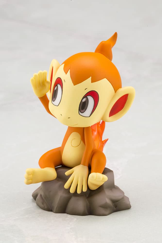 KOTOBUKIYA Artfx J Lucas With Chimchar 1/8 Figure Pokemon- Japan Figure Store - #1 Bring To You The Best Japanese Goods