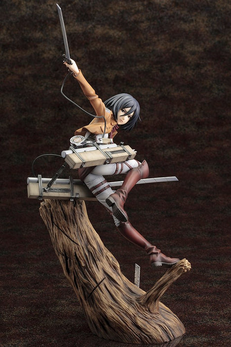 Kotobukiya Attack On Titan Mikasa Ackerman 1/8 Scale Artfx J Renewal Ver. Painted PVC Figure- Japan Figure Store - #1 Bring To You The Best Japanese Goods
