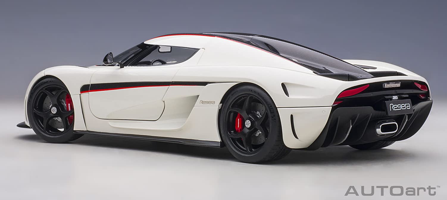 Autoart 1/18 Regera White/Black/Red 79027- Japan Figure Store - #1 Bring To You The Best Japanese Goods