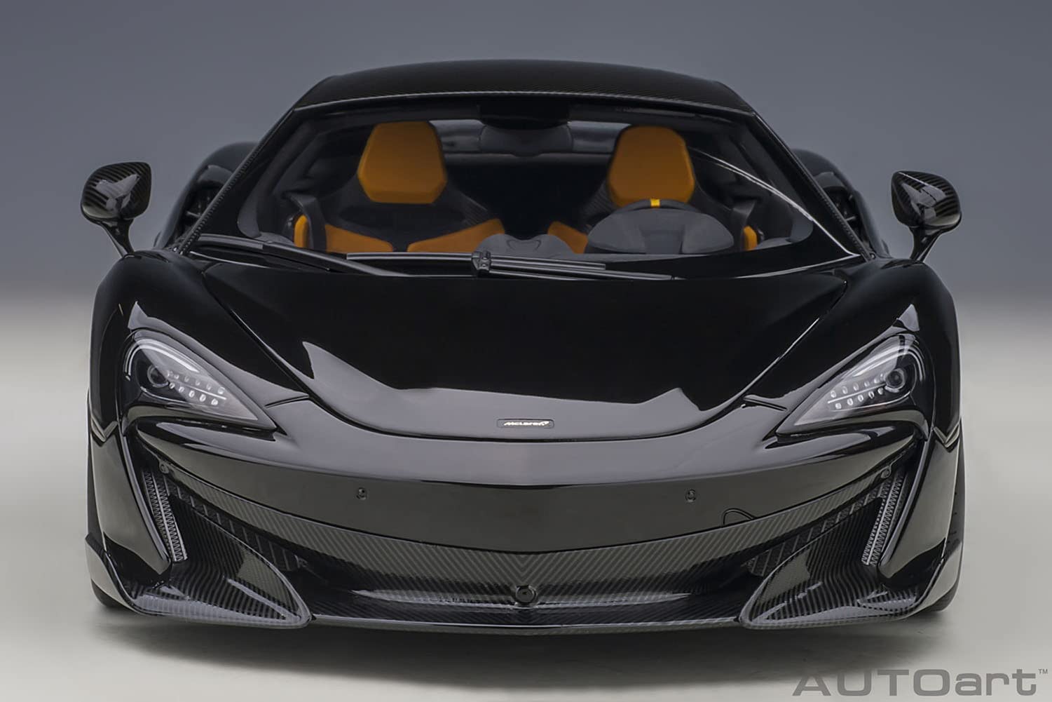 Autoart 1/18 McLaren 600LT 76081 Black/Carbon Roof- Japan Figure Store - #1 Bring To You The Best Japanese Goods