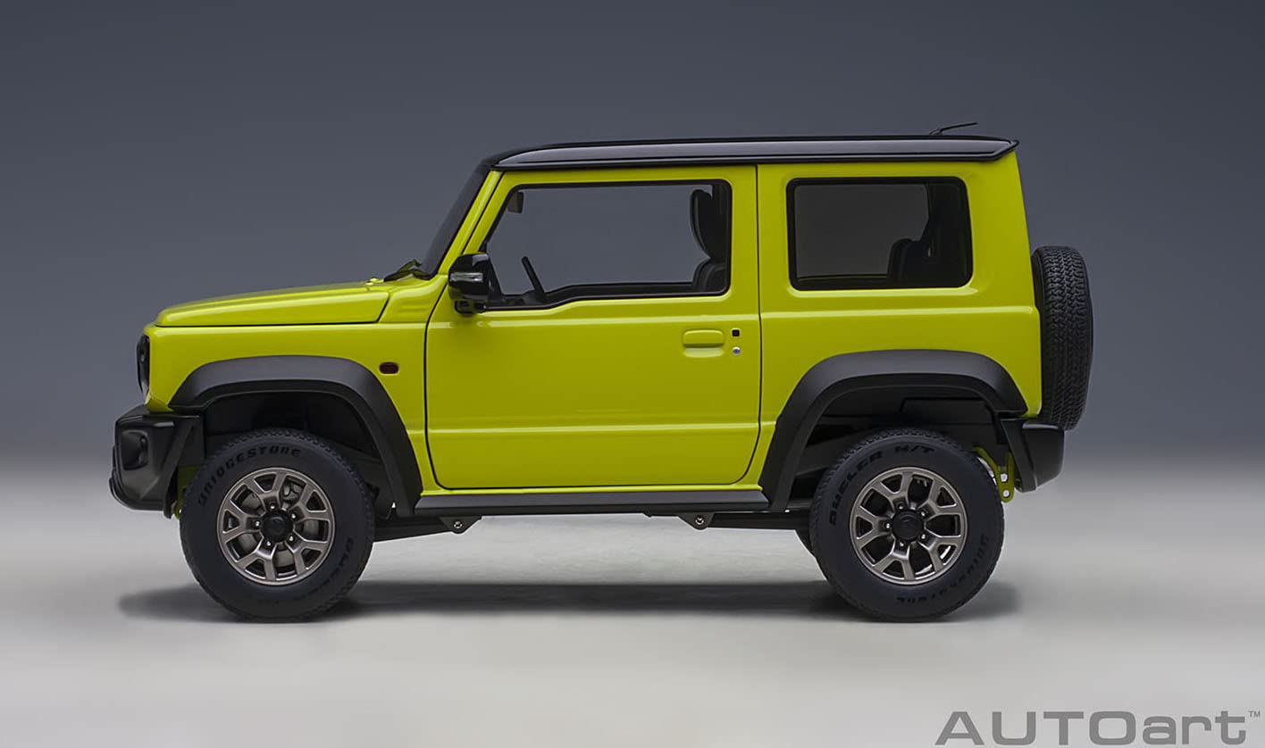Autoart 1/18 Suzuki Jimny Sierra 78506 Yellow/Black Roof- Japan Figure Store - #1 Bring To You The Best Japanese Goods