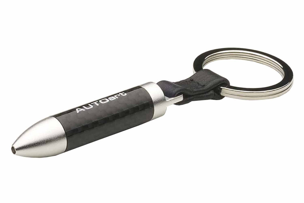 Autoart Carbon Fiber Retractable Ballpoint Pen with Keychain Attachment- Japan Figure Store - #1 Bring To You The Best Japanese Goods