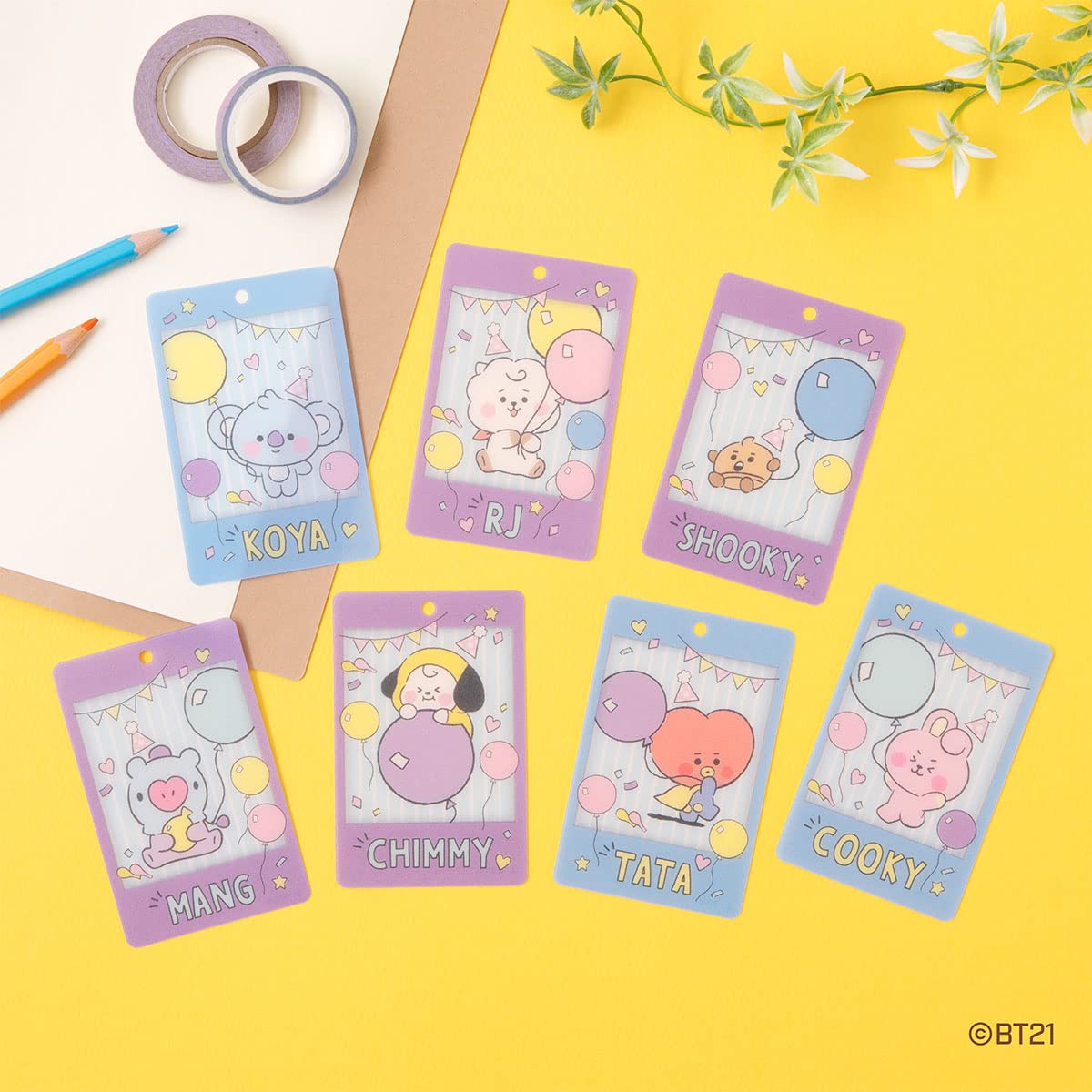 Bandai BT21 Card Mascot Set Box BT21 Collectible Card Boxes- Japan Figure Store - #1 Bring To You The Best Japanese Goods