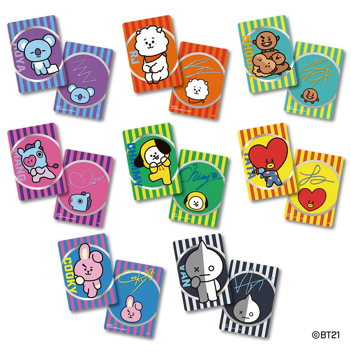 Bandai BT21 Metal Card Special Collection Box BT21 Metal Card Boxes- Japan Figure Store - #1 Bring To You The Best Japanese Goods