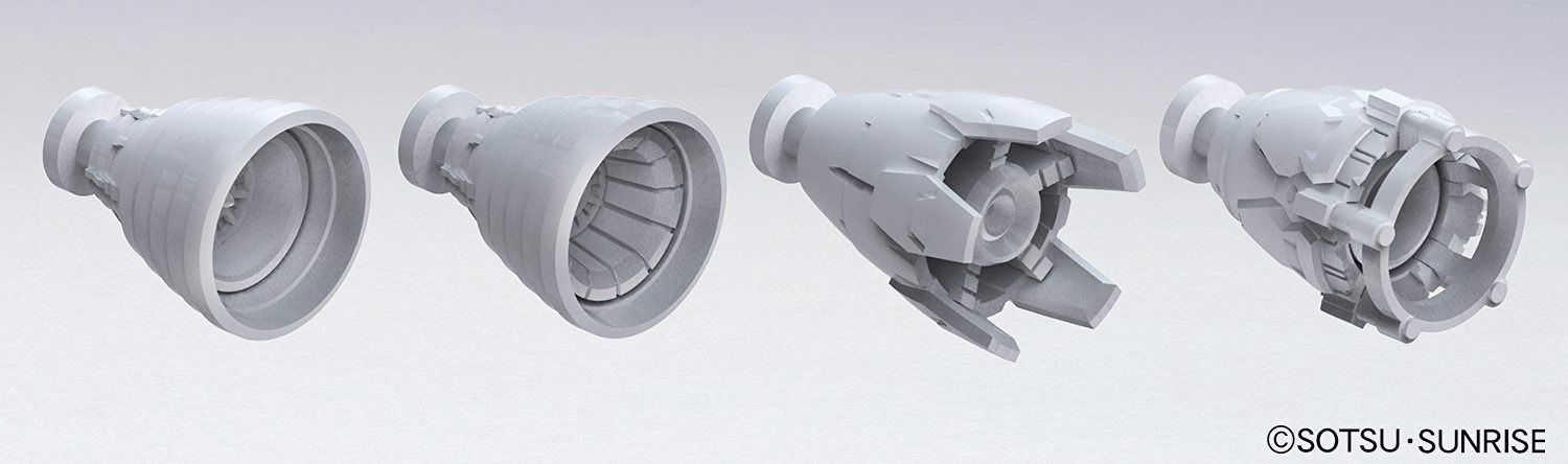 Bandai Builders Parts Hd 1/100 Ms Vernier 01 Model Kit Bphd-09