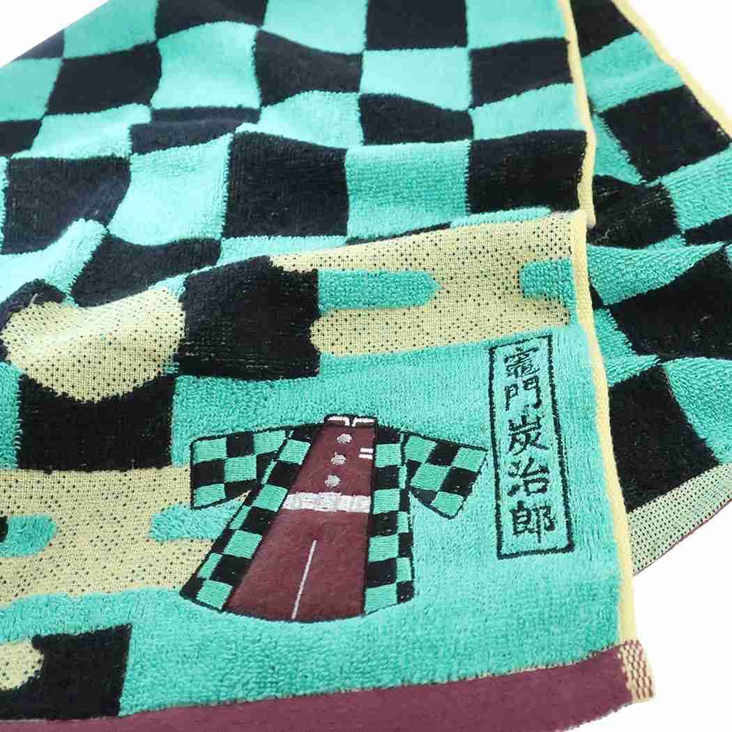 MARUSHIN Demon Slayer: Kimetsu No Yaiba Face Towel 'Kamado Tamjiro'- Japan Figure Store - #1 Bring To You The Best Japanese Goods