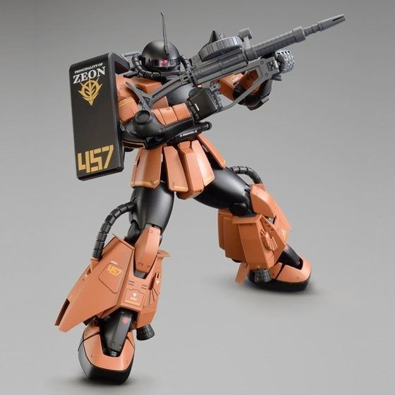 Bandai Mg 1/100 Ms-06r-2 Zaku Ii Gabby Hazard's Custom Plastic Model Kit- Japan Figure Store - #1 Bring To You The Best Japanese Goods