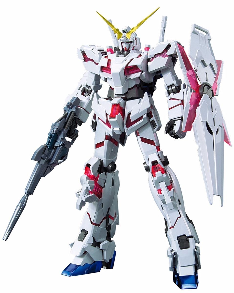Bandai Mg 1/100 Rx-0 Unicorn Gundam Red/green Twin Frame Edition Titanium Finish- Japan Figure Store - #1 Bring To You The Best Japanese Goods