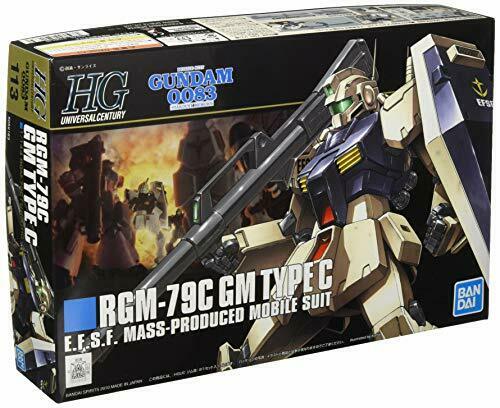 Bandai Rgm-79c Gm Type C Hguc 1/144 Gunpla Model Kit - Japan Figure