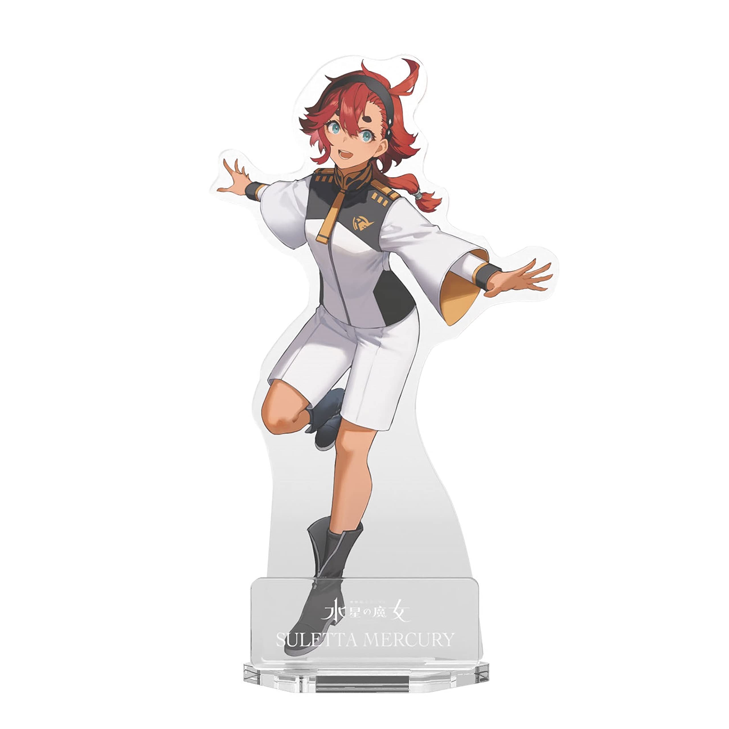 Bandai Spirits Gundam Witch Of Mercury Acrylic Stand Thretta Mercury Gunpla Art- Japan Figure Store - #1 Bring To You The Best Japanese Goods