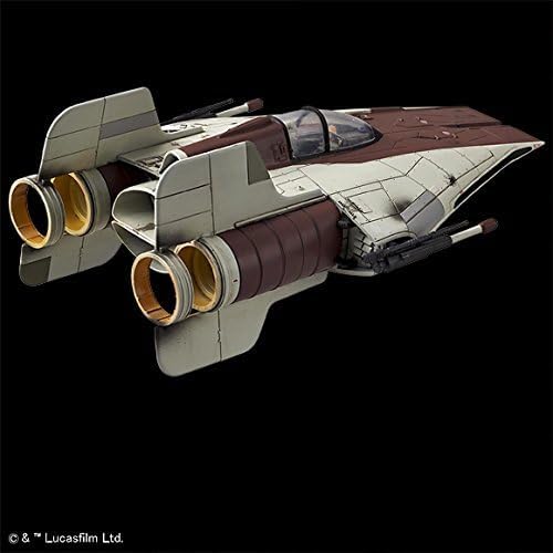 Bandai Spirits Star Wars A-Wing Starfighter 1/72 Scale Color-Coded Model New Version- Japan Figure Store - #1 Bring To You The Best Japanese Goods