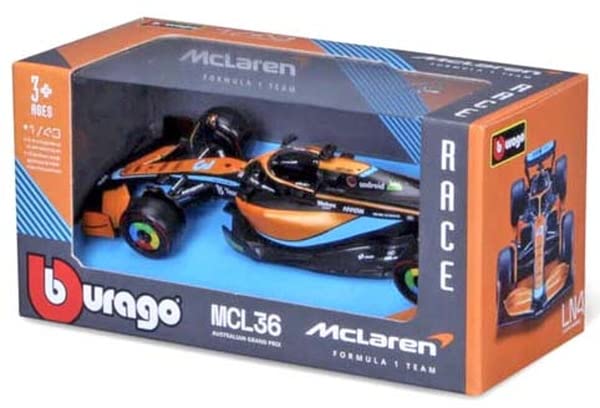 Bburago Kyosho 1/43 McLaren F1 No.3 D.Ricardo 2022- Japan Figure Store - #1 Bring To You The Best Japanese Goods