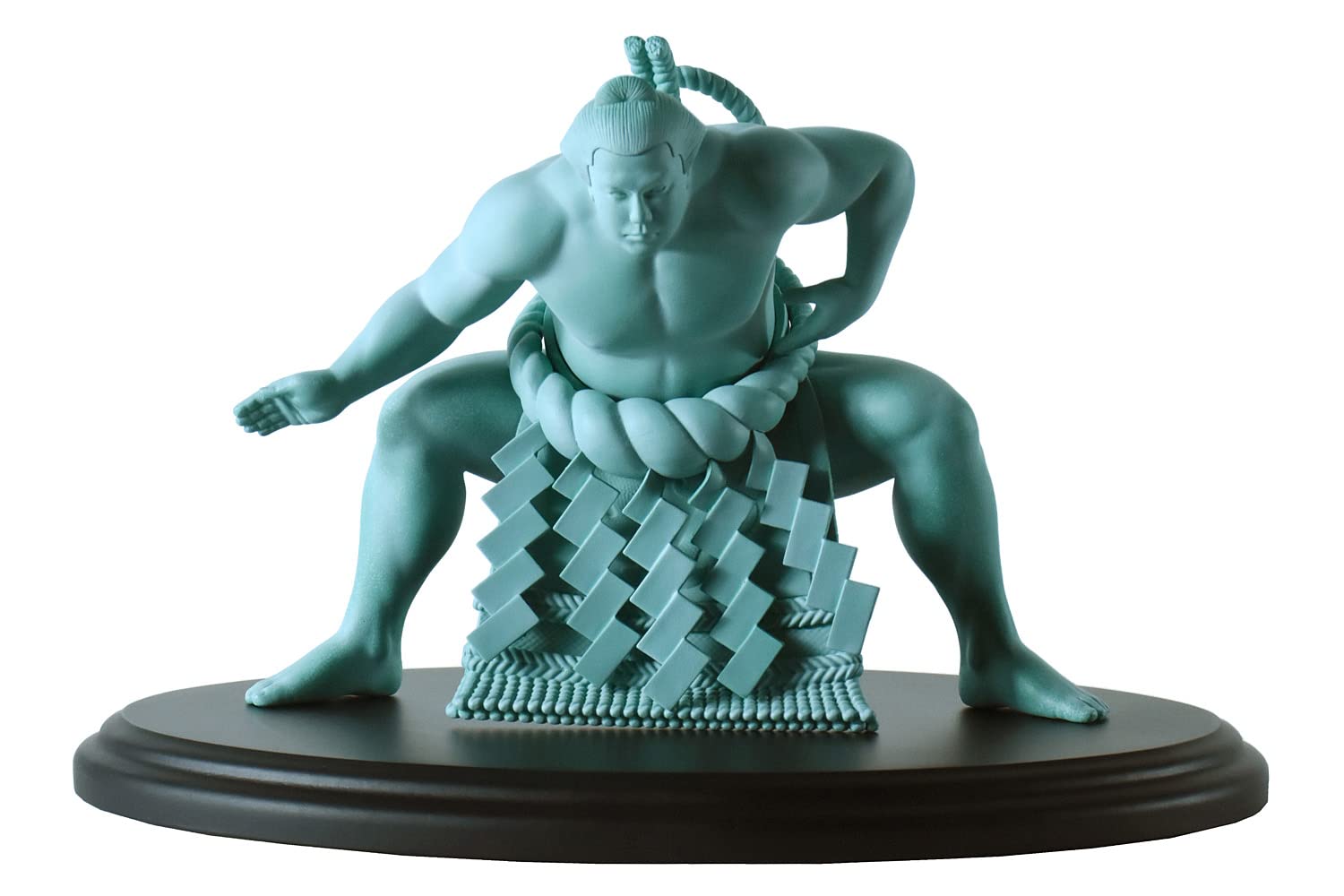 Bell Fine 58Th Yokozuna Chiyonofuji Green Blue Specification Model 1/8 Scale Polystone Pre-Painted Complete Figure- Japan Figure Store - #1 Bring To You The Best Japanese Goods