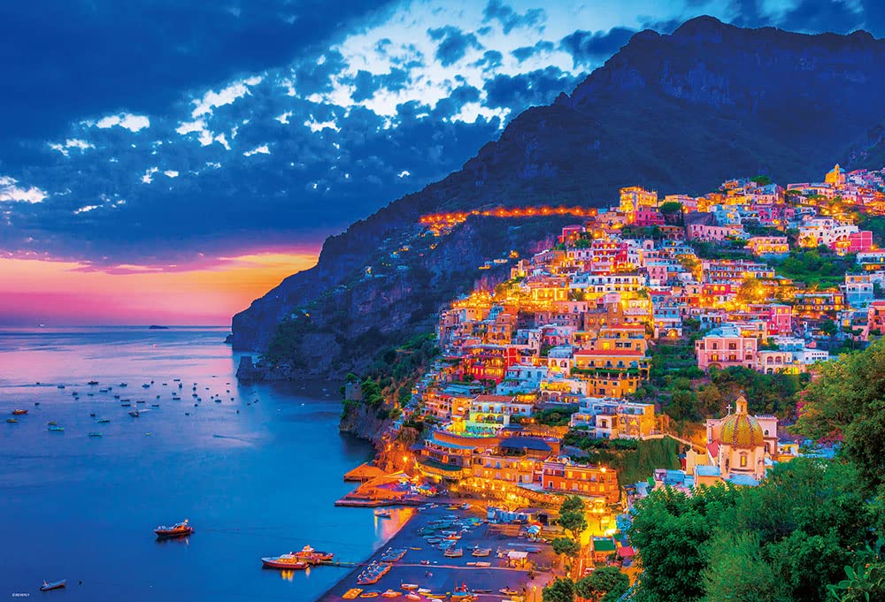 BEVERLY 51-298 Jigsaw Puzzle Amalfi Coast At Dusk 1000 Pieces- Japan Figure Store - #1 Bring To You The Best Japanese Goods
