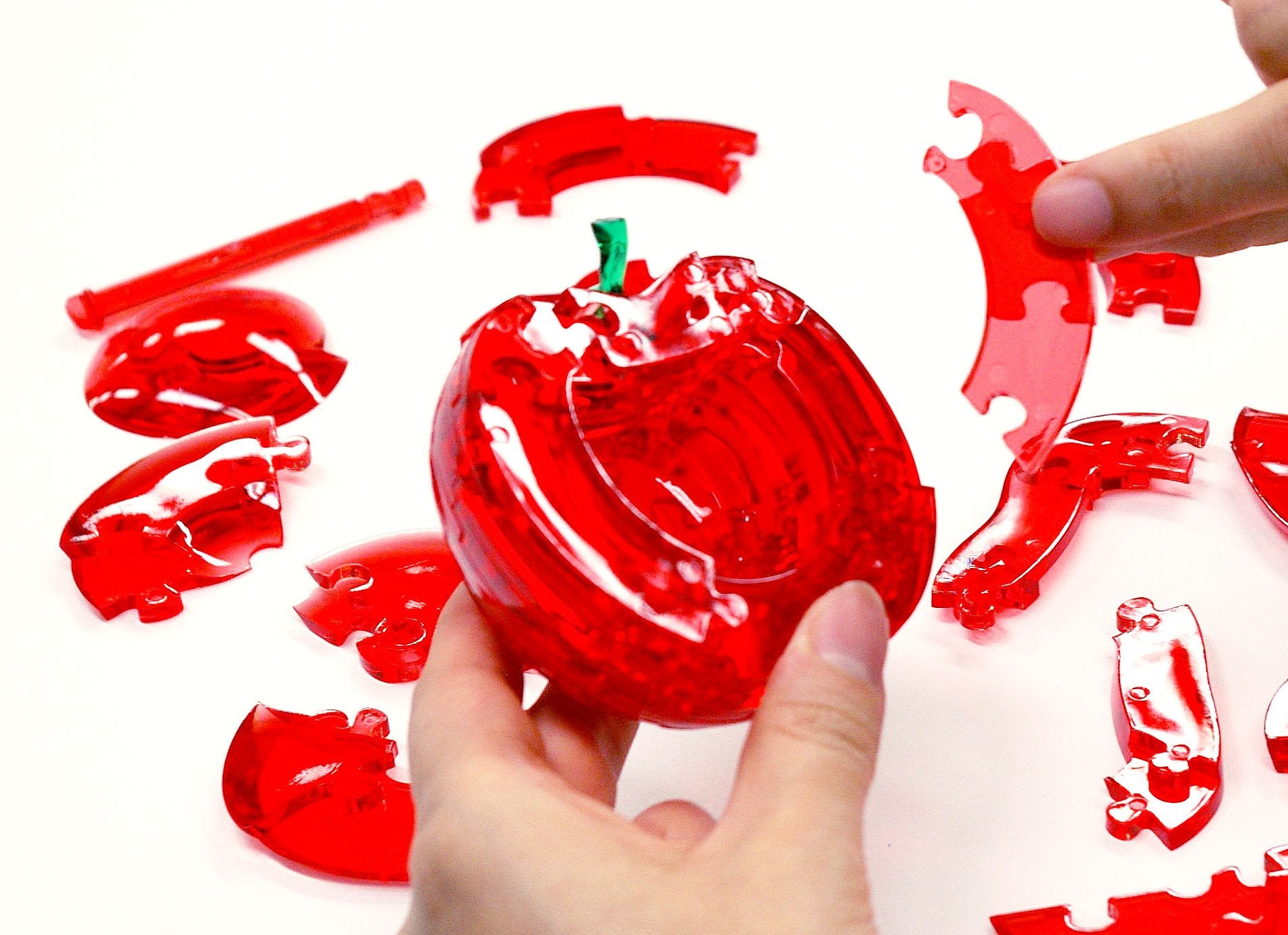 BEVERLY Crystal 3D Puzzle 50071 Apple Red- Japan Figure Store - #1 Bring To You The Best Japanese Goods