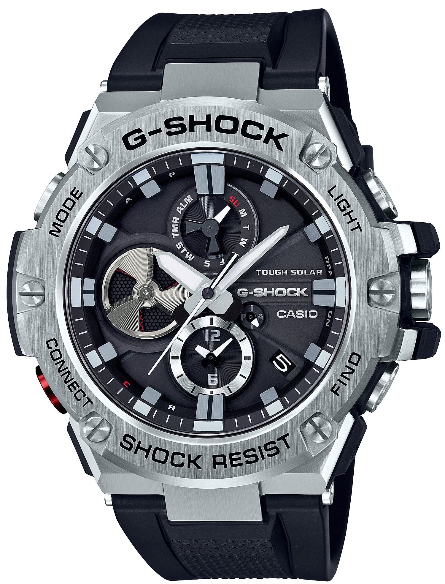Casio G-Shock G-Steel Men's Black Smart Link Watch Gst-B100-1Ajf Domestic Genuine- Japan Figure Store - #1 Bring To You The Best Japanese Goods