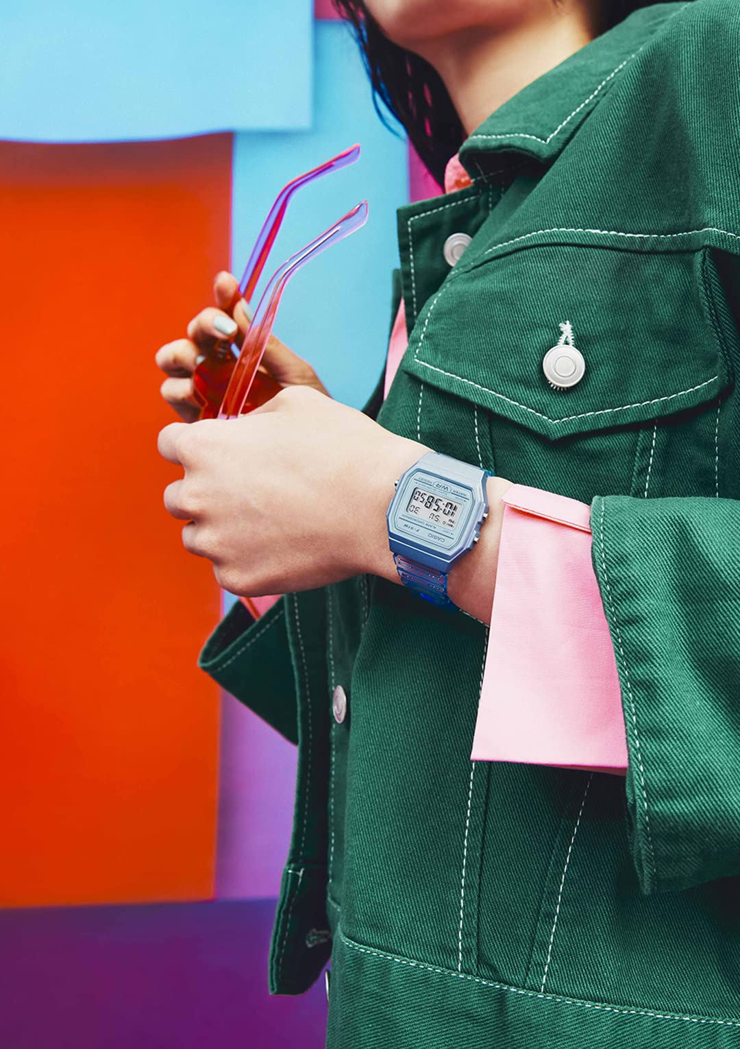 Casio F-91Ws-2Jh Blue Collection Domestic Genuine- Japan Figure Store - #1 Bring To You The Best Japanese Goods