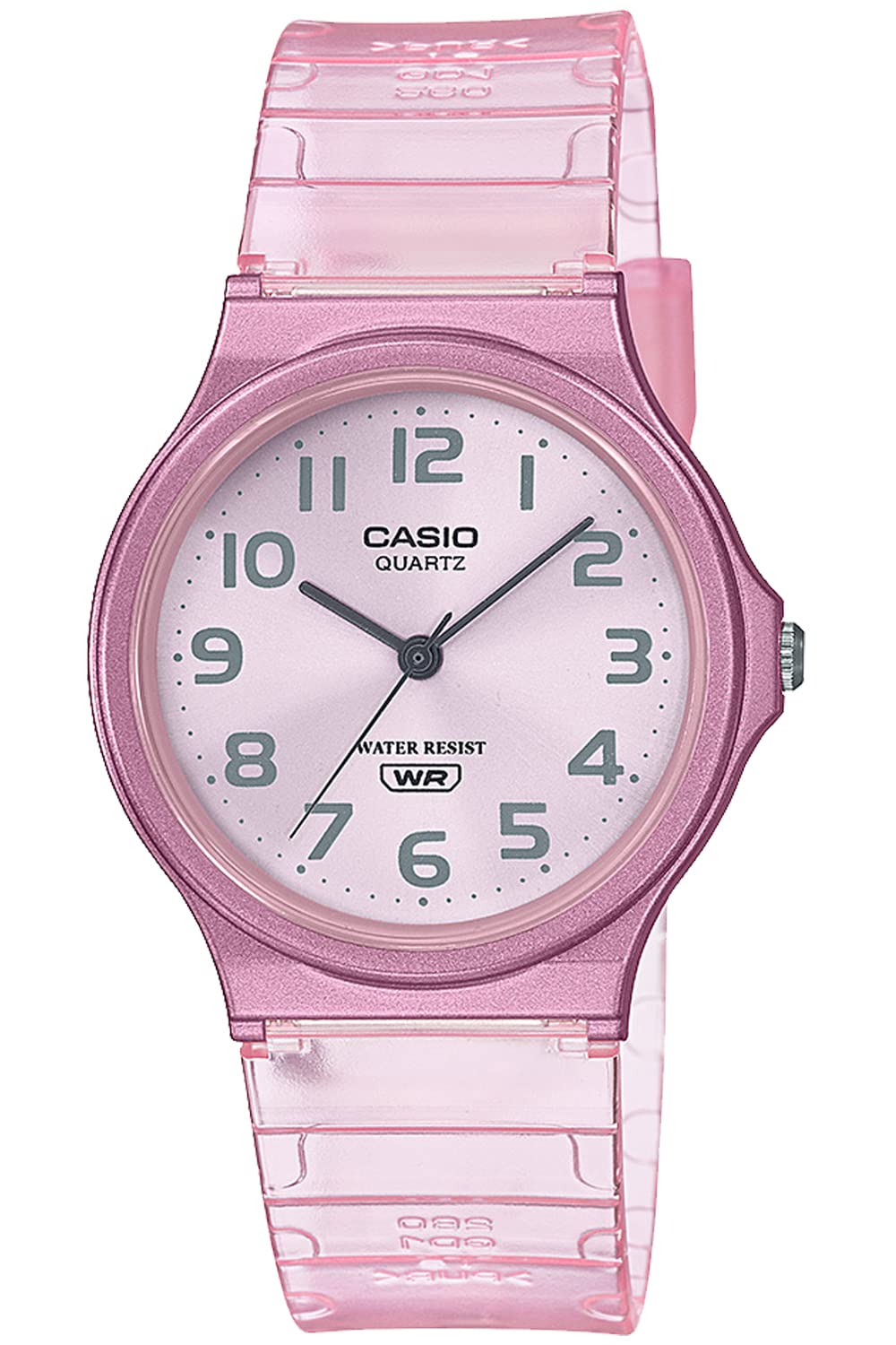 Casio MQ-24S-4BJF Unisex Clear Pink Watch- Japan Figure Store - #1 Bring To You The Best Japanese Goods
