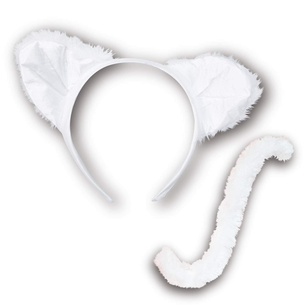 Pure Japan Cat Girl Nekomimi Headband Cat Ears Tail Halloween Cosplay White- Japan Figure Store - #1 Bring To You The Best Japanese Goods