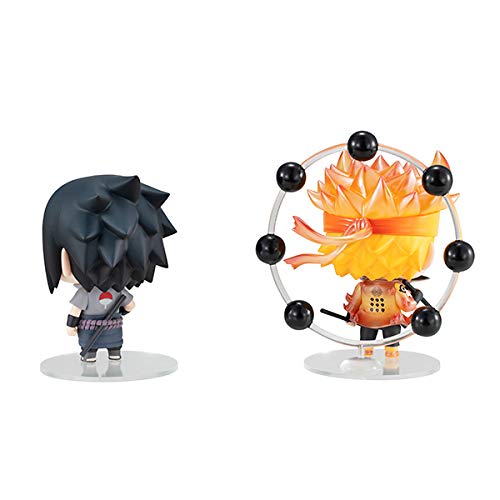 Chimi Mega Buddy Series! Naruto Shippuden Uzumaki Naruto Uchiha Sasuke Shinobi World War Set Approx. 65Mm Pvc Pre-Painted Complete Figure- Japan Figure Store - #1 Bring To You The Best Japanese Goods