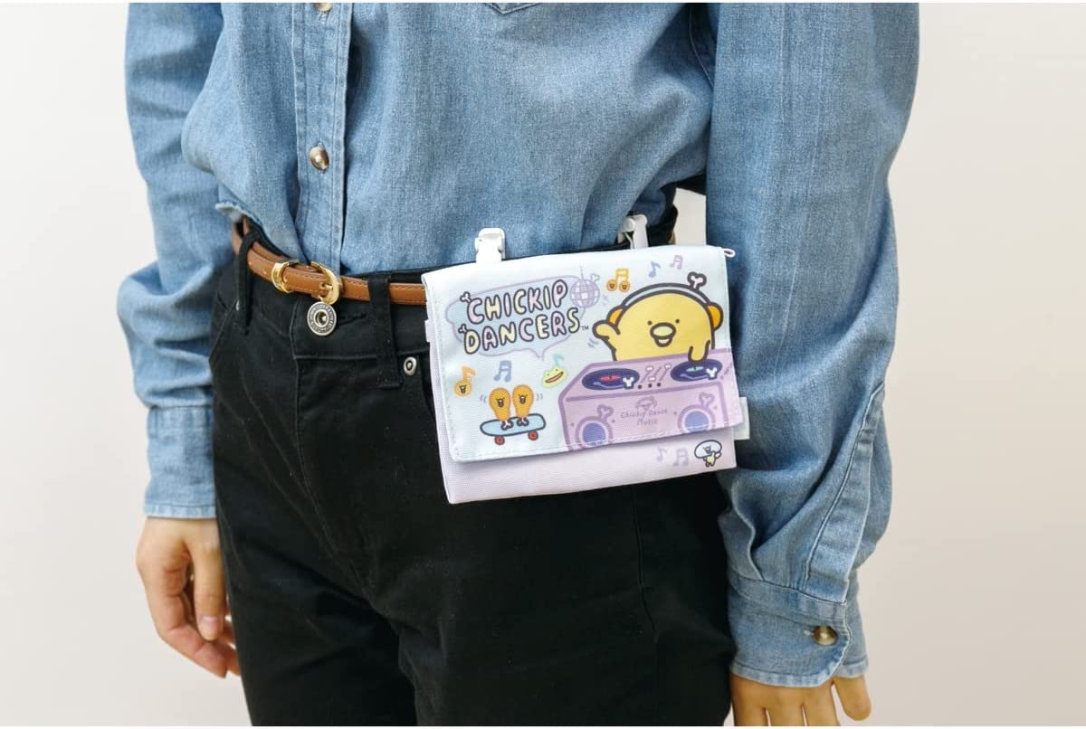 San-X Chiquip Dancers Music Pocket Pouch - Model CA28801- Japan Figure Store - #1 Bring To You The Best Japanese Goods