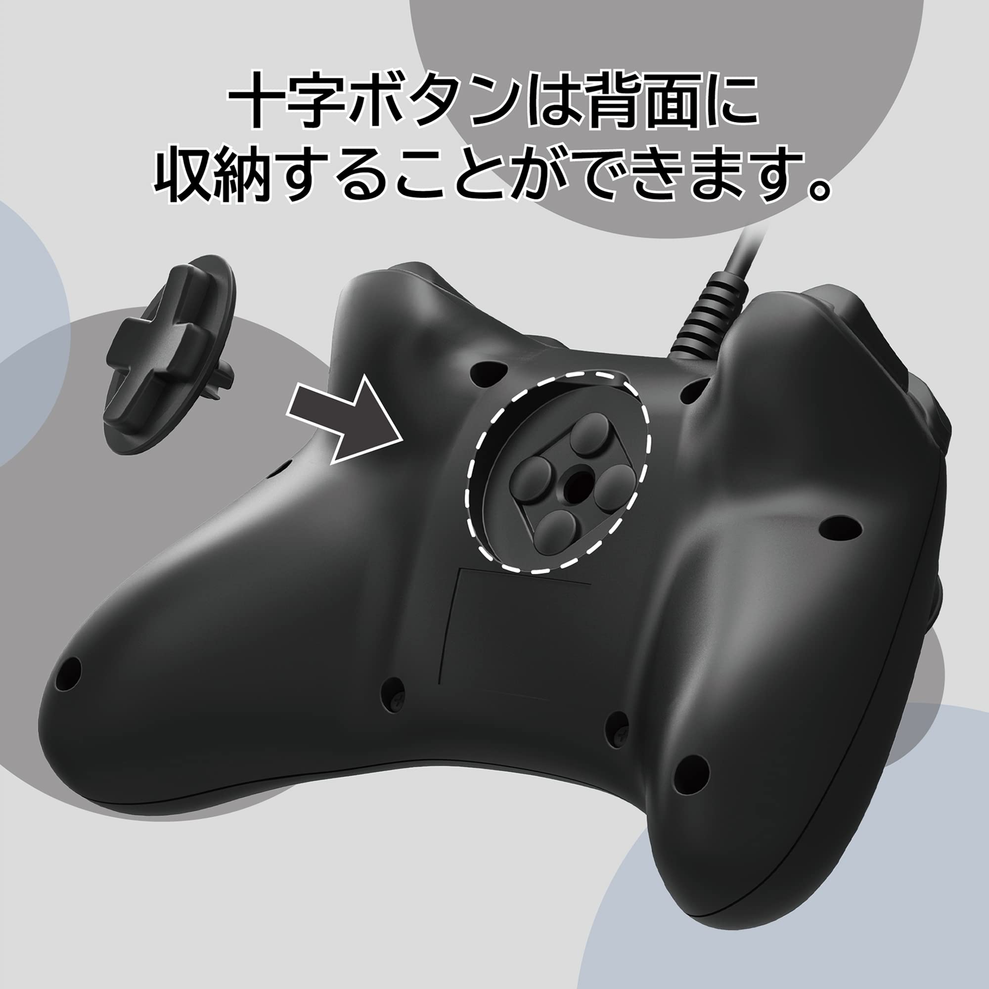 HORI HORI pad Controller Pad Black For Nintendo Switch- Japan Figure Store - #1 Bring To You The Best Japanese Goods