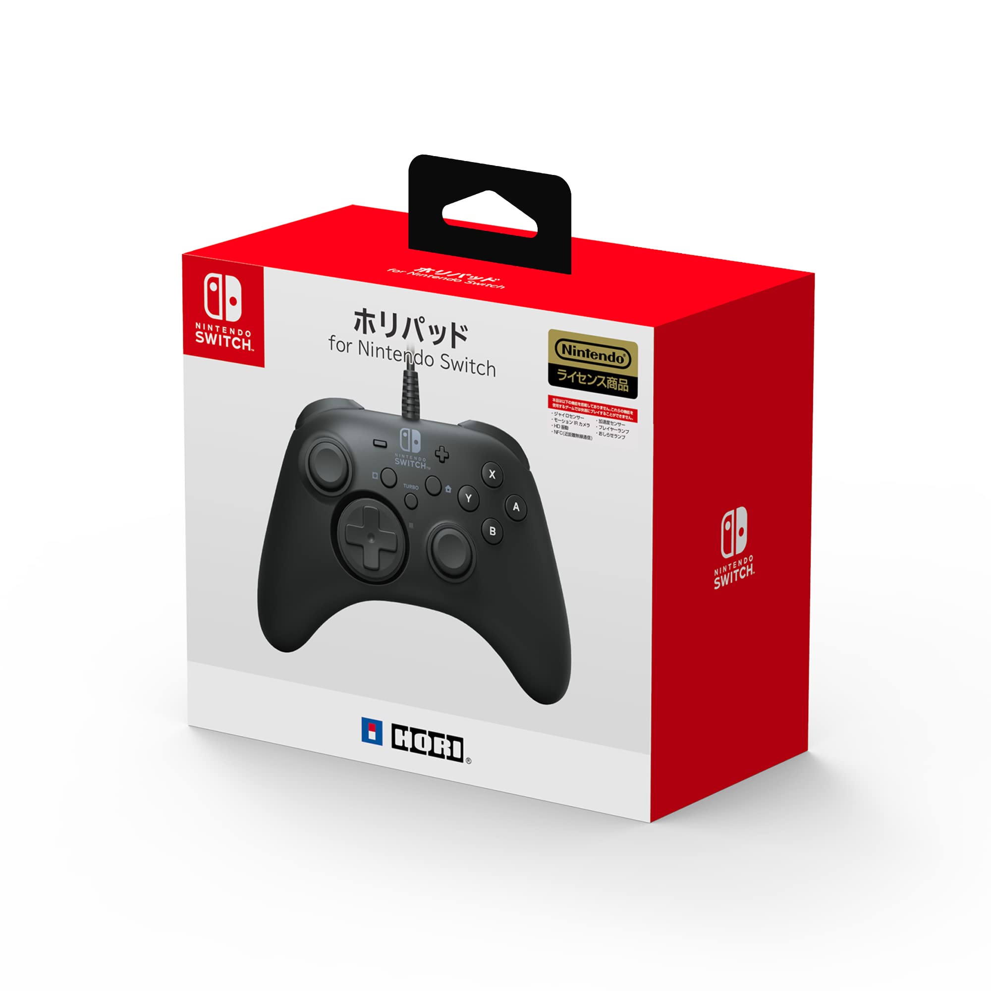 HORI HORI pad Controller Pad Black For Nintendo Switch- Japan Figure Store - #1 Bring To You The Best Japanese Goods